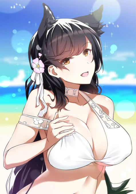 #アズレン水着ショー
愛宕oppai‼️ 
