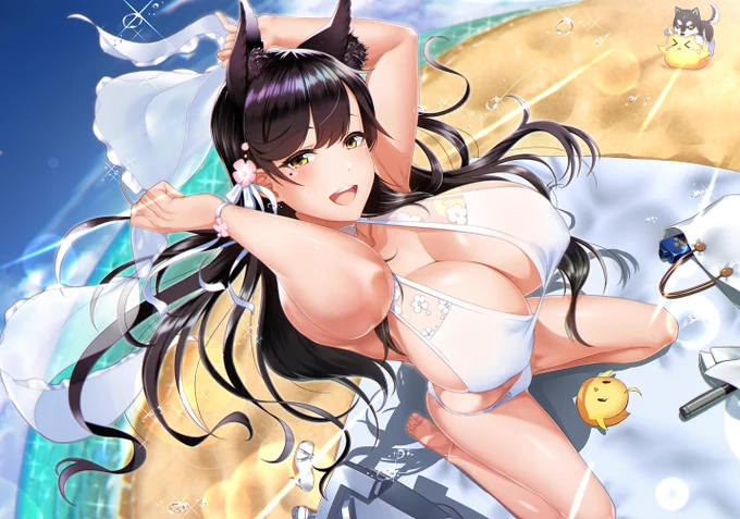 #アズレン水着ショー
愛宕oppai‼️ 