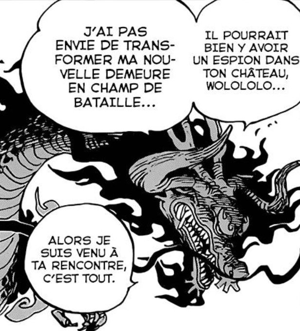 ...Kaido et Kanjuro (et ce malgré les crimes commis par Orochi).Ce sont eux qui ont le plus œuvré à la mort d'Oden et la chute de Wano, malgré son statut de chef de Wano, dans les faits Orochi n'a pas eu de grand rôle là dedans.