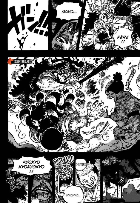 ...Kaido et Kanjuro (et ce malgré les crimes commis par Orochi).Ce sont eux qui ont le plus œuvré à la mort d'Oden et la chute de Wano, malgré son statut de chef de Wano, dans les faits Orochi n'a pas eu de grand rôle là dedans.