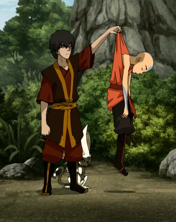 wxtertribe's tweet photo. momo holding zuko’s leg <3 https://t.co/DlxIffAErq