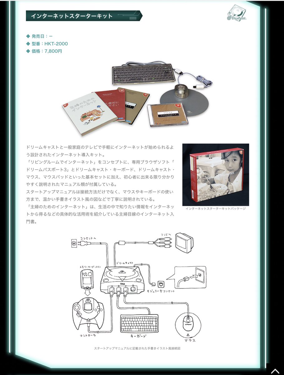 #セガころ
ドリキャスが、いろいろ先取りしてたのがわかる周辺機器 