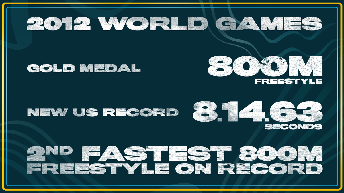 AppleTV's tweet image. As an underdog swimmer who just wanted to make the national team, @KatieLedecky achieved one of history’s most dominant performances. Learn her story in #GreatnessCode on Apple TV+. apple.co/GreatnessCode