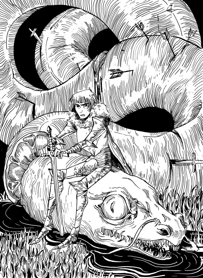 Ahh I love inking traditionally! For most professional work, digital is more convenient and faster but I will almost always do traditional for personal work. https://t.co/RMltRY1tdM 