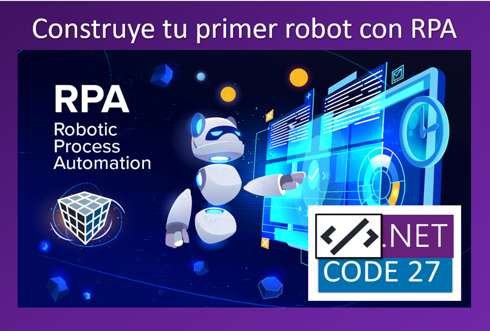 netcode27's tweet photo. En la próxima sesión construiremos nuestro primer ROBOT con RPA con ayuda de @JFEspanolito  el instructor oficial de RPA en platzi. #netcode27 #rpa #uipath https://t.co/ljlHRpRXMq