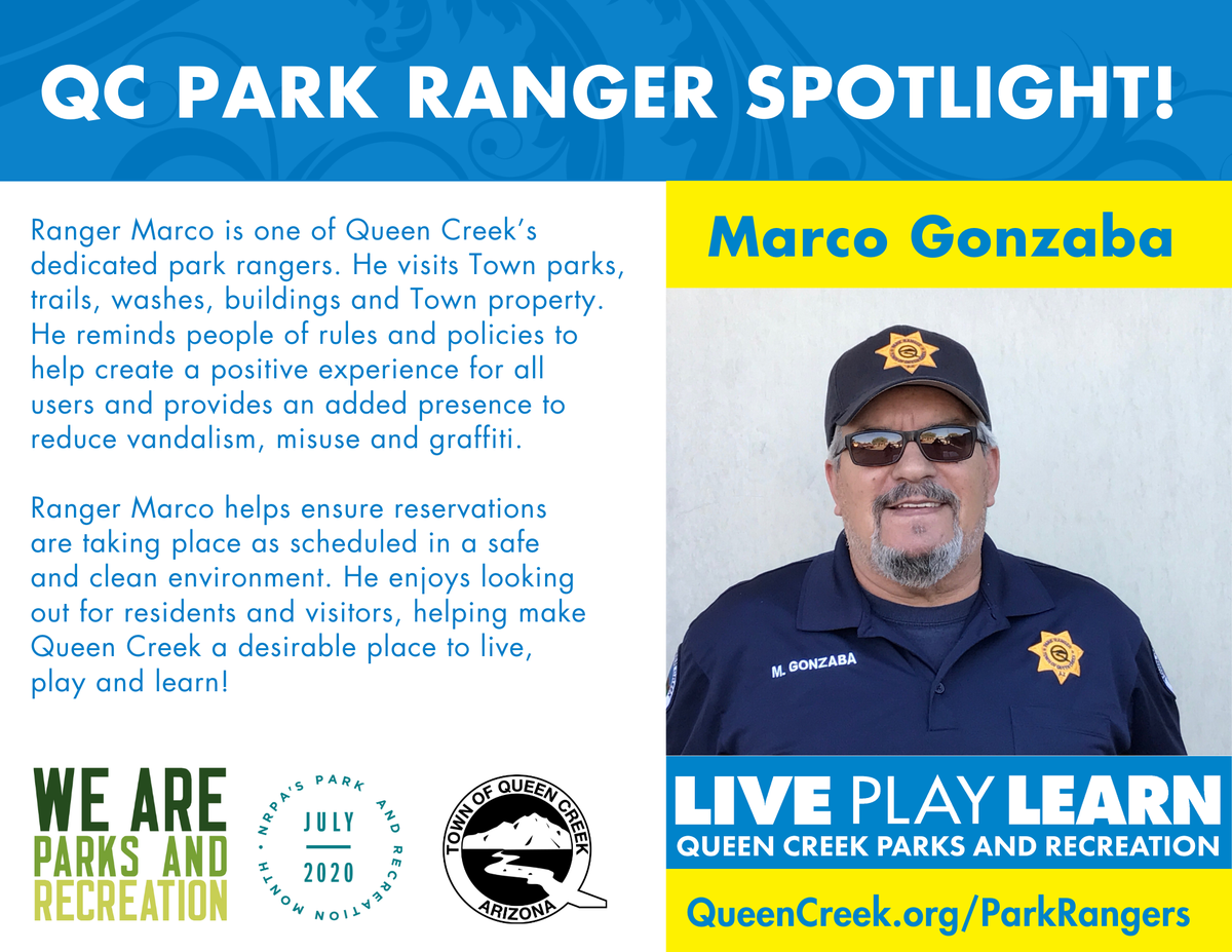 TownofQC's tweet photo. Meet Park Ranger, Marco Gonzaba!π
He is one of the awesome #ParksAndRecreation team members! Thank you Marco for all of your hard work. π
We are parks & recreation!
@NRPA_news
#ParksAndRec #LoveTheQC #LivePlayLearn https://t.co/jjrpzPloDm