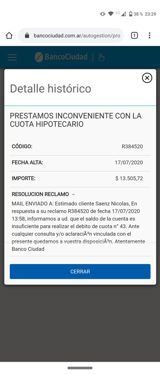 Nicolas_Saenz1's tweet photo. Resulta que yo en Marzo pague $13.505,72 de cuota por mi crédito UVA(chorro ya conocido por todos) hay un decreto vigente hasta Septiembre que dice que las cuotas están congeladas al valor de Marzo. @bciudadresponde dice lo siguiente y quieren que pague más de $15000, sigue.. https://t.co/yguMINckok