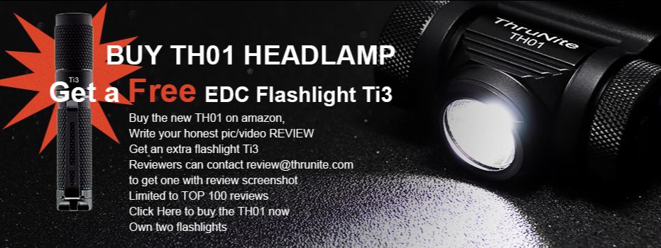 Buy ThruNite T2 3757 Lumens Flashlight Get Free T1 Magnetic Flashlight - mailchi.mp/b1bfd6b0f39b/b…