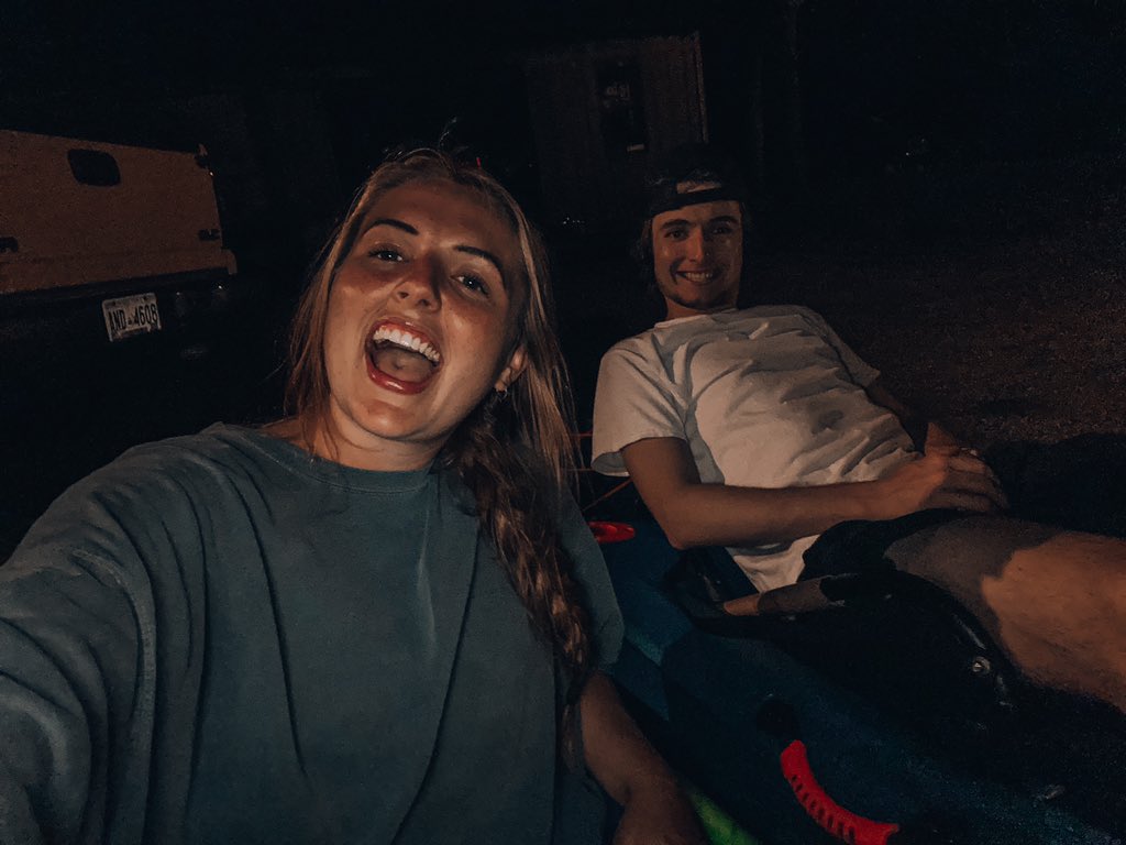 hrpannell's tweet photo. Finally own our own kayaks :’) can’t wait for the adventures we’re going to have with these! thank you Jake 💝 who knew kayaks were so hard to find https://t.co/pb40HWSUQP