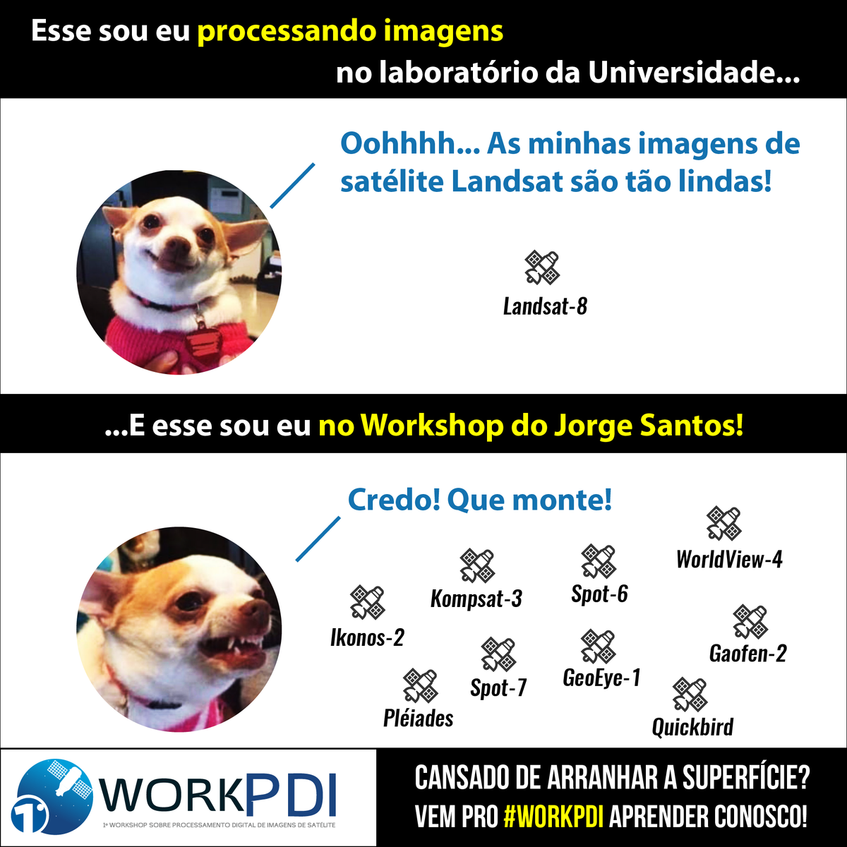 jpsantos2002's tweet photo. Surpreso como este pet com a quantidade de satélites disponíveis? Venha participar! https://t.co/zlLbreWR9Q
#workpdi #remotesensing #sensoriamentoremoto #imagemdesatelite #imagery #raster #envi #globalmapper #erdas #pcigeomatics #arcgispro #pdi #imageprocessing https://t.co/P3oRhgMMsy