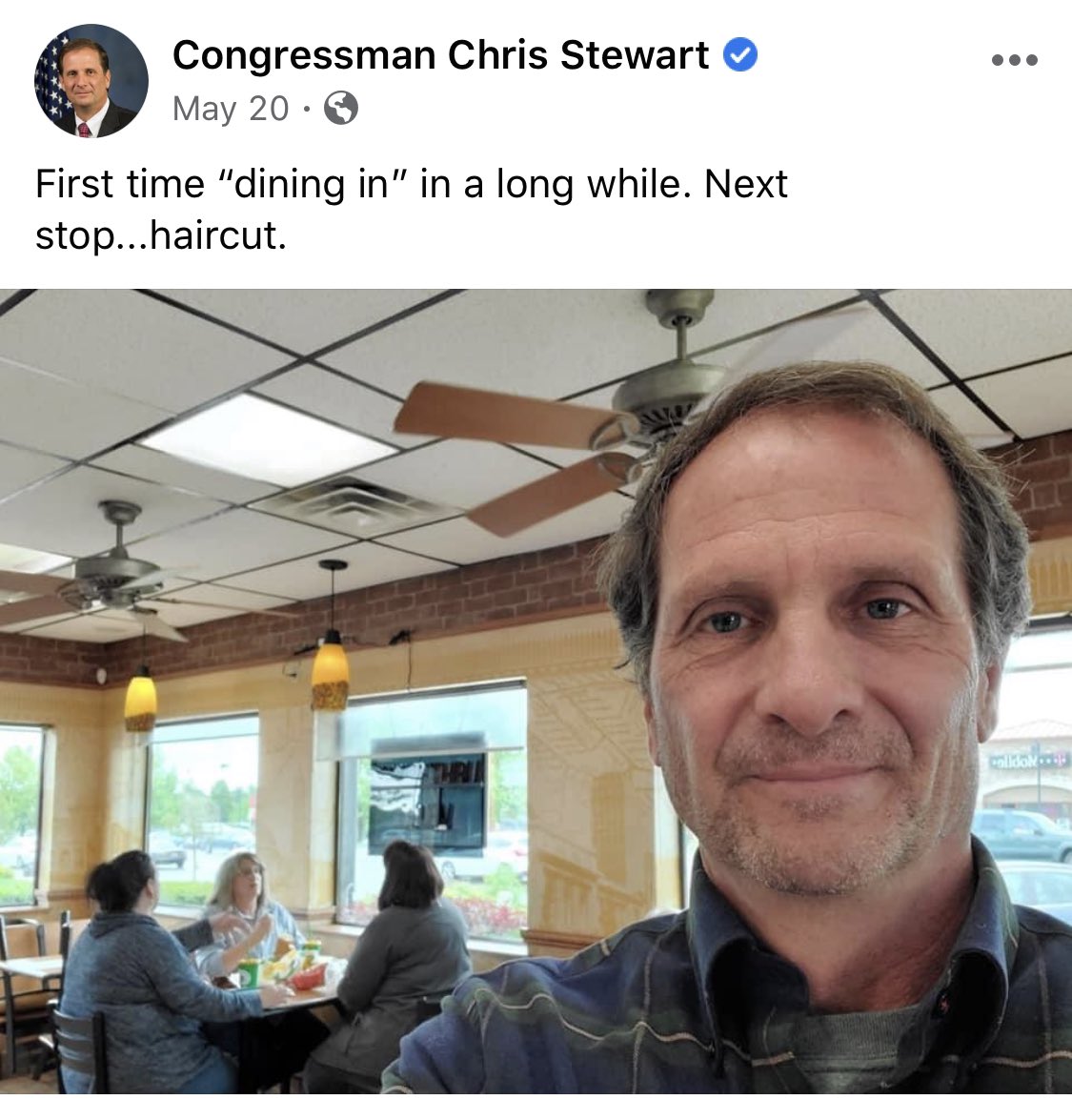 The Chris Stewart Political Rap SheetCOVID: Chris Stewart underplayed the risk, big time, & is now trying to avoid the topic entirely. Tens of thousands of Americans have died & many, many Utahns. For a long time, he couldn’t even be bothered to wear a mask.  #MaskUpUtah