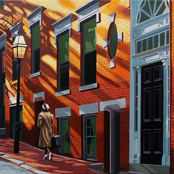 AndrewEWoodward's tweet photo. Andrew Woodward, “Beacon Hill Homecoming,” 2019, acrylic on canvas, 18 x 18”, Arden Gallery, Boston, MA
https://t.co/6T3LdHqgvv

#andrewwoodward #ardengalleryfineart #contemporsryrealism #nostalgiapainting #beaconhill #bostonart #bostonpainting #artcollector #denverartist https://t.co/ppw5uQEY30