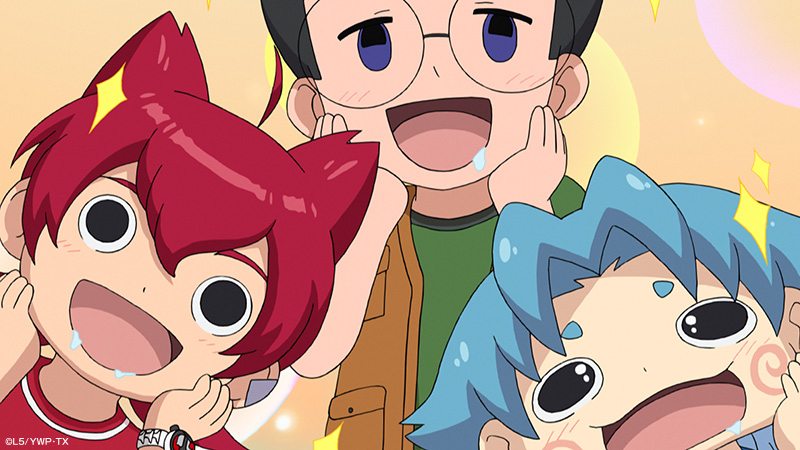 ヨロズマート 公式 宣伝 本日18 25から放送のアニメ 妖怪学園y Nとの遭遇 第29話 月下の恋はオーバードライブ ジンペイたちは今日もキャンプの真っ最中 だがy学園の動物園から 人気のゴリラ モヒカン五郎 が脱走し T Co