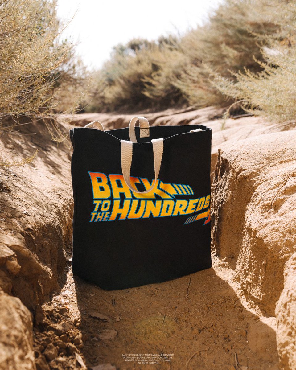 thehundreds's tweet photo. “I need you to go back with me!” 
“Where?”
“Back to The Hundreds!”

Back To The Hundreds II is available now while supplies last. :: https://t.co/cfebwhqkfR https://t.co/1vGfjjRx2Y