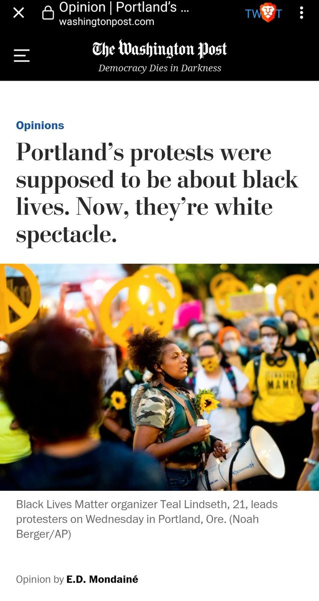 Washington Post always doing its job to kill democracy in darkness.Cross-race solidarity is good. But, here they are trying to paint it as bad.Anytime, you take on power, the more citizens we have the better it is.