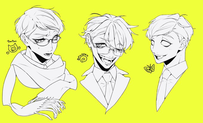 【d!|落書き】手癖で描いた謎メンツ??? 
