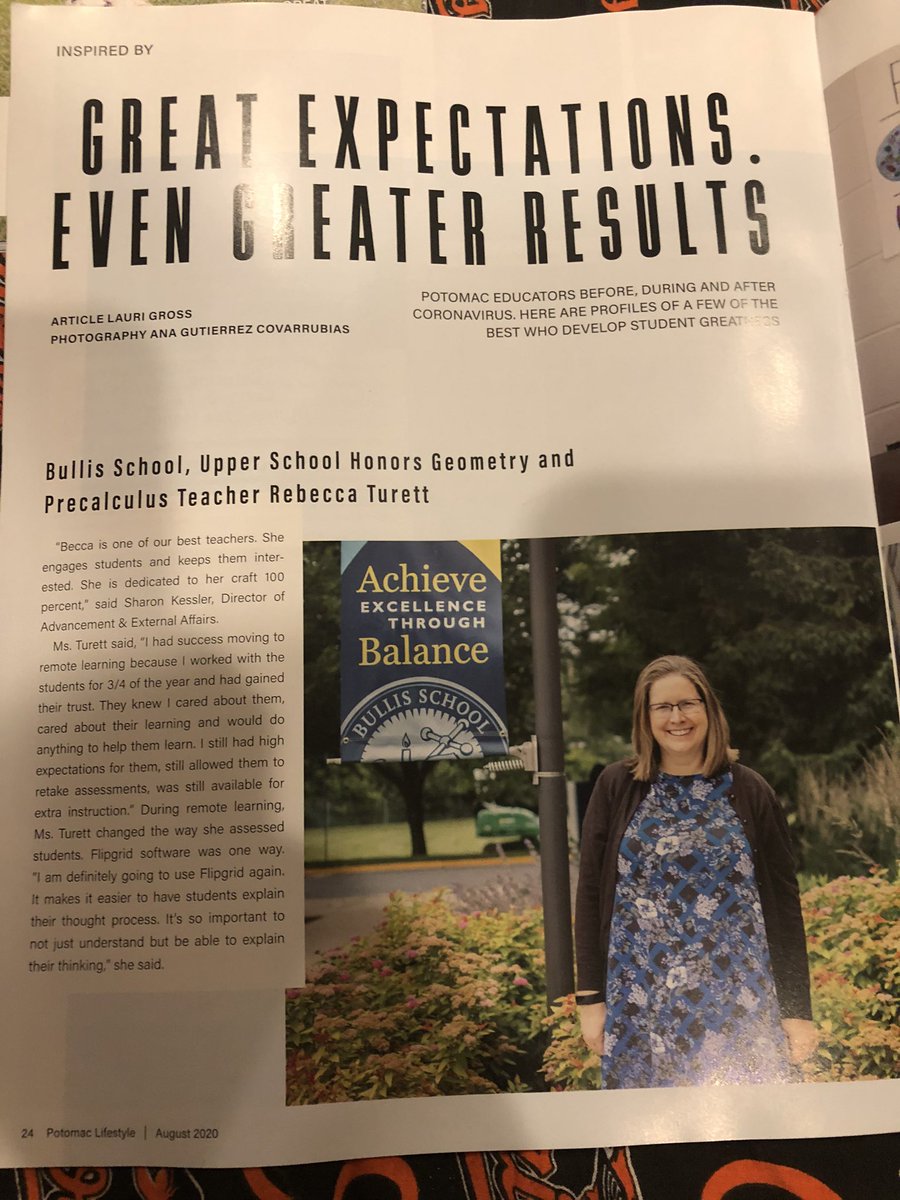 I was honored to be in Potomac Lifestyle magazine for the August 2020!