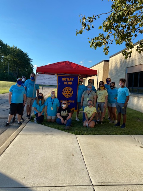 What an experience we had today helping the Sonny Day Community Center before presenting them with a second check for $1,000 courtesy of the Rotary District 6560 Foundation! #IndyEastRotary #Rotary #Rotary6560 #rotaryopensopportunities #serviceaboveself