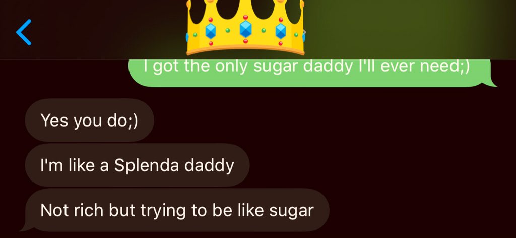 mollyg_4's tweet photo. Some dude on insta messaged me and asked if I wanted to be a sugar baby today and y’all, I tell my man he’s all I need, and this is the response I get 😂 

I love my man, you can’t make this shit up 😂😆❤️ https://t.co/pjY6kIzO4C