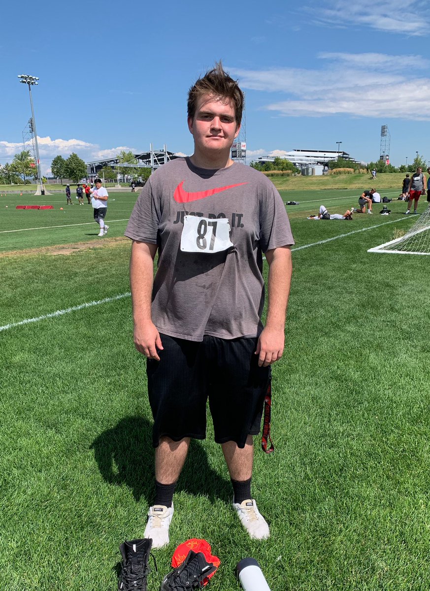 Had a great day at the <a href="/CSUPFootball/">CSU Pueblo Football</a> camp. Loved getting some work in. Thanks to all the coaches that made it possible. @AnthonyMakrans1,<a href="/csymo71/">Chris Symington (Symo)</a>,@CoachCallahan66,<a href="/CoachJBlank/">Josh Blankenship</a>,@coachfaaumu808,<a href="/Coach_Barela/">Mike Barela</a>,<a href="/SixZeroAcademy/">Coach Matt McChesney</a>,<a href="/SixZeroScout/">Six Zero Recruiting</a>,<a href="/football_castle/">Castle View Football</a>.