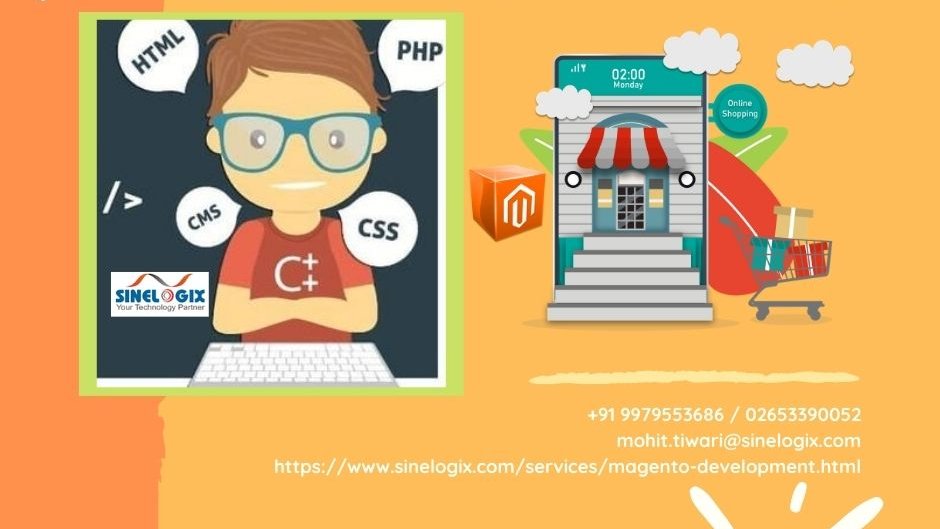sinelogixtech's tweet image. Sinelogix is a Magento website service provider in India with clients to achieve business goals using multi-channel and web designer Bangalore. 
So, Contact Us Now!

#Magento_experts_in_India
#Magento_Website_Developer_In_India
#php #programming #magento2
#magento #onlinestore