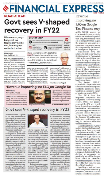 ficci_india's tweet photo. India expects V-shaped recovery in FY22: @DEASecy at FICCI #CAPAM2020 https://t.co/C7KbPExXIA via @FinancialXpress https://t.co/VBJmABFZpO