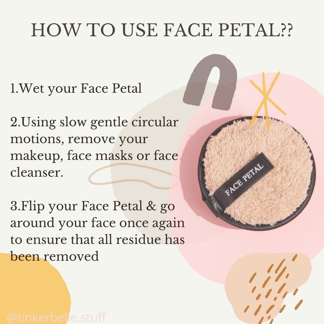 What is Face Petal??? Face Petal is a microfiber makeup remover that can easily remove any makeup with the use of water.