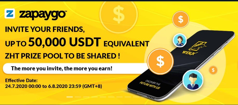 🚀WenX Pro #Airdrop
💲 Reward Pool $50,000 in $ZHT

⌛️Starting Time: 24 July 2020 00:00 (GMT+8)
⌛️End Time: 06 August 2020 23:59 (GMT+8)

▪️ Register here wenxpro.com/register/fUH23B
▪️ KYC Verification

#Crypto #Giveaway