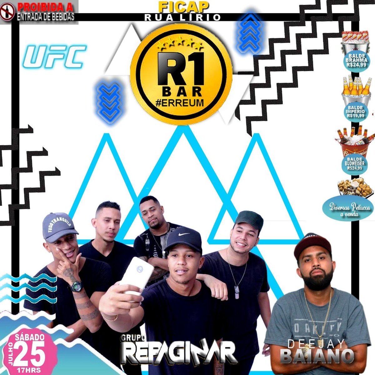 R1BAR1's tweet photo. Falta só 1 dia heim, boooora q vai dar bom, cerveja barata, música de qualidade, diversos petisco.... 
#r1ufc
#hjtemmcvitinho brotem!!!! 
@ouro_agnes
@rrlins_repagina 
@Wellinrepaginar 
@PauloHe63401210 https://t.co/4dV4n7v6d2