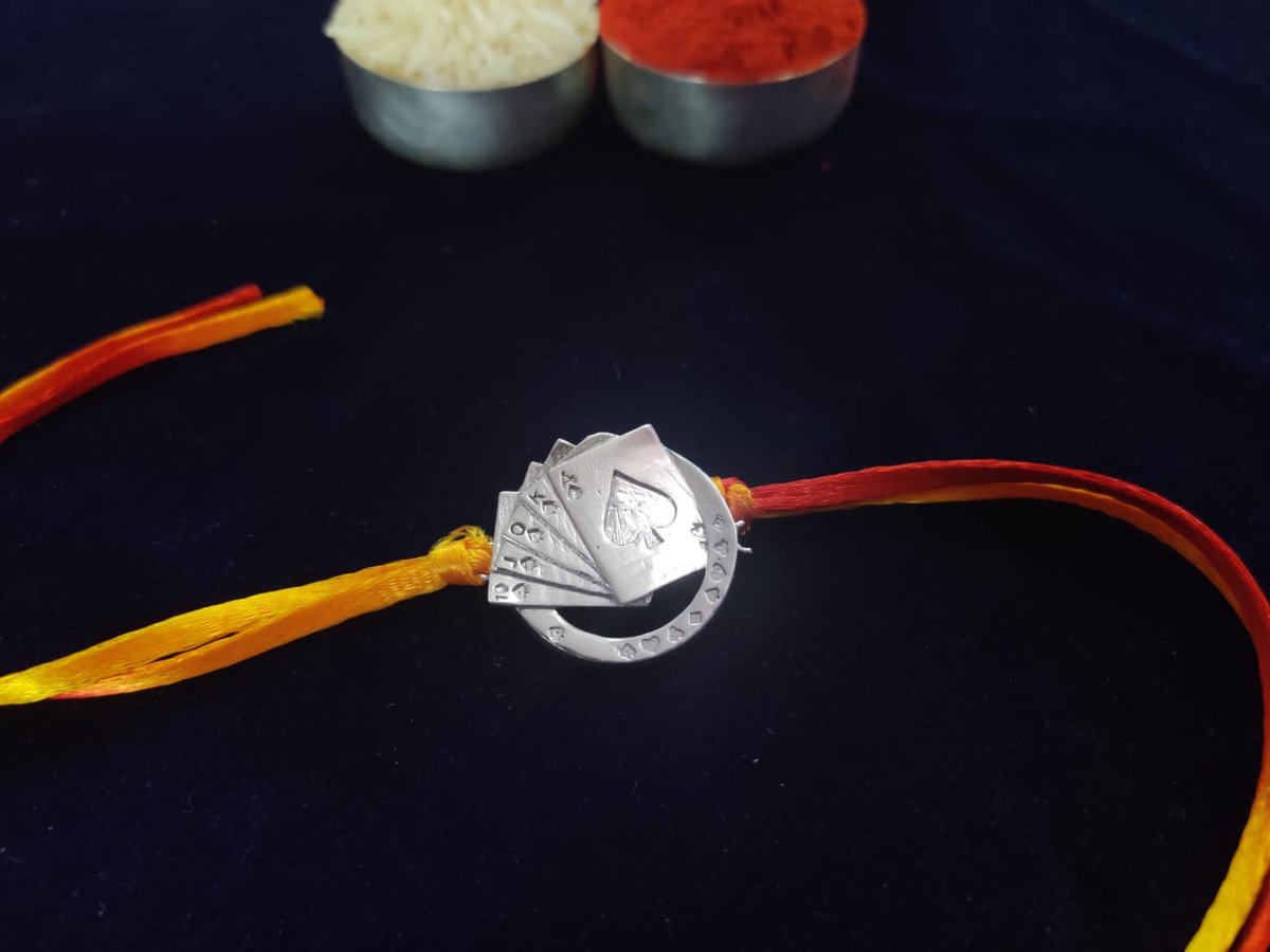krishnacurate's tweet photo. This one is favourite of my brother ;).
#poker #rakhi #rakhi2020 #MakeInIndia #VocalForLocal #karigar #FridayThoughts https://t.co/Xm2hBT8r6S