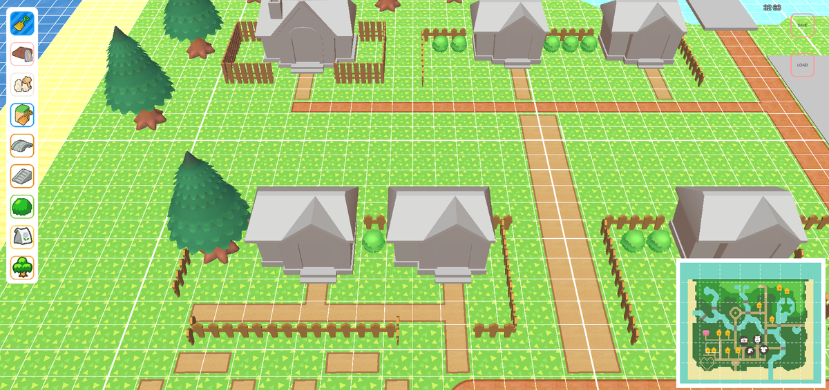 Kanahitou's tweet photo. When bobacupcake's animal crossing island planner has no trees and bushes and flowers so you have to make your own https://t.co/10XIyK42f2