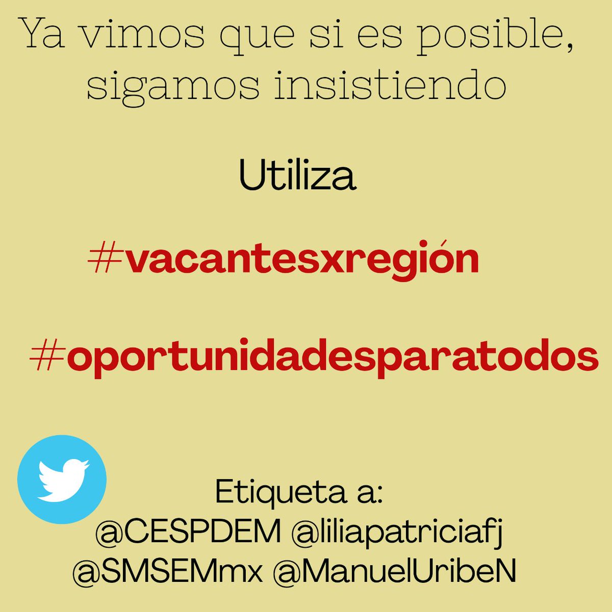 PatyColin22's tweet photo. #vacantesxregion #oportunidadesparatodos https://t.co/8x1JETJNyq