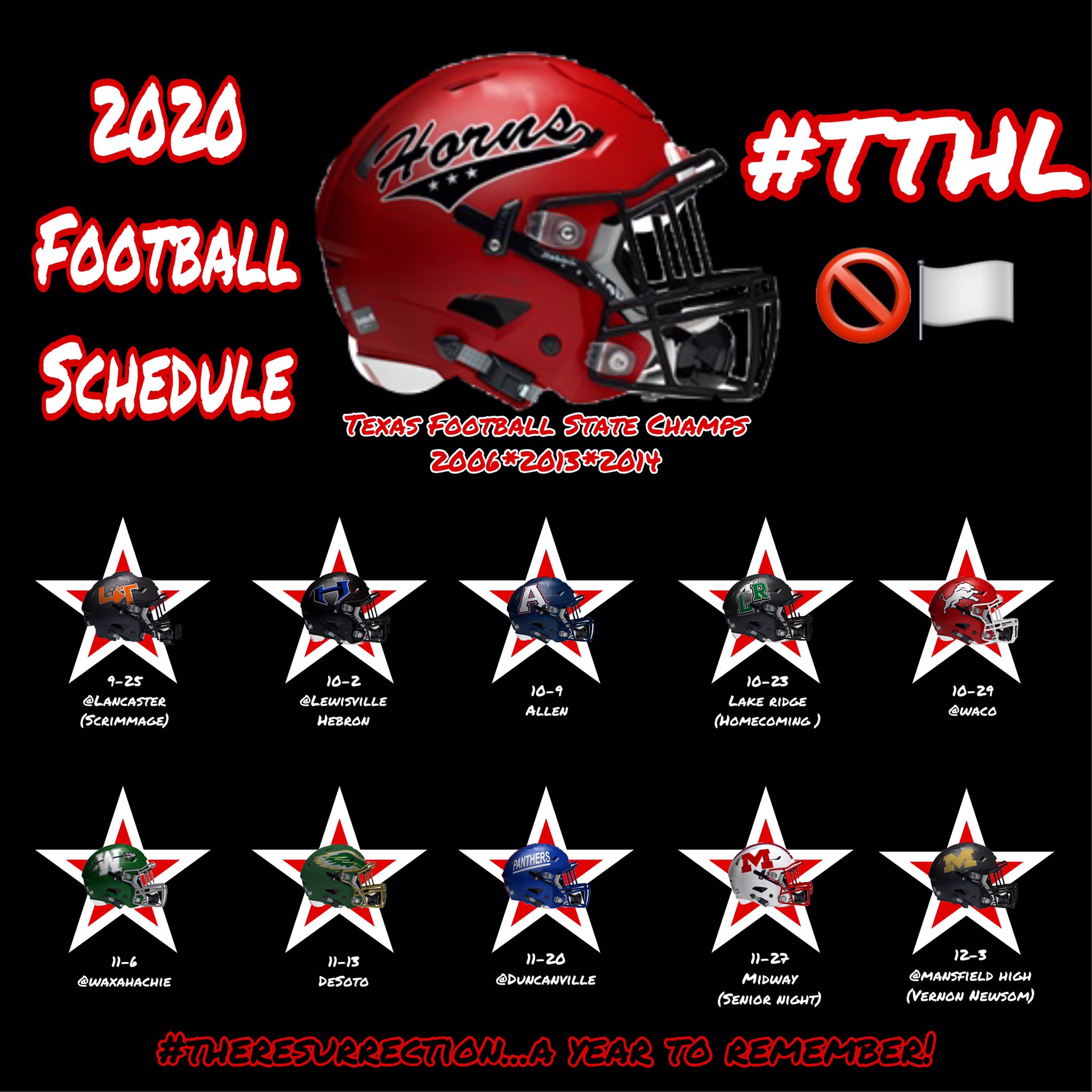 Official 2020 116a thread 6A Texas Football