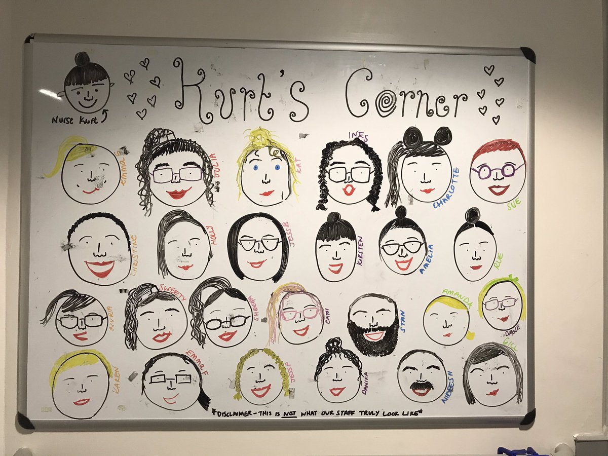 It feels great to be back on ward 3! Here are our teams smiley faces ready to welcome our patients back 😁🐝❤️