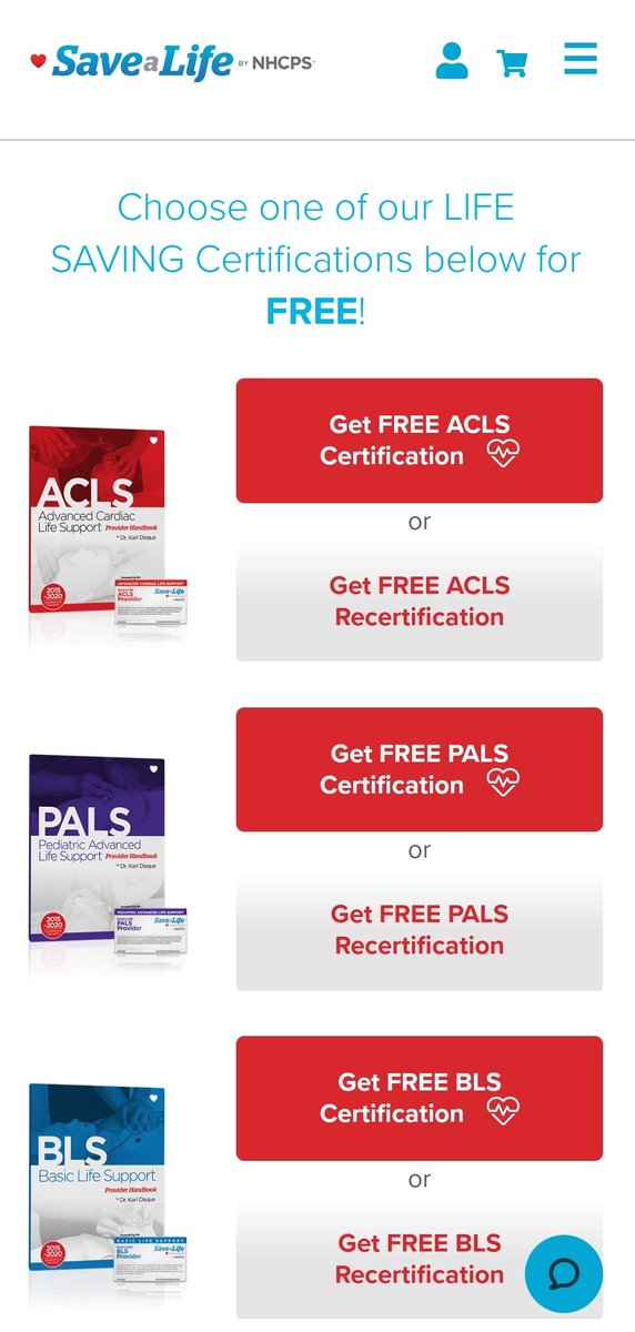 Dr_Carpintero's tweet photo. Deberían aprovechar esto. 
Certificación ACLS/BLS/PALS GRATIS 😲
Por la NHCPS. Te envían el comprobante de certificación a tu correo, o te pueden mandar la tarjeta en un envío internacional si pagas 20dls. https://t.co/qsRIDUhbkx
