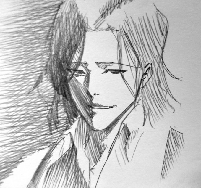 シャーペンでラクガキ月島さん 
