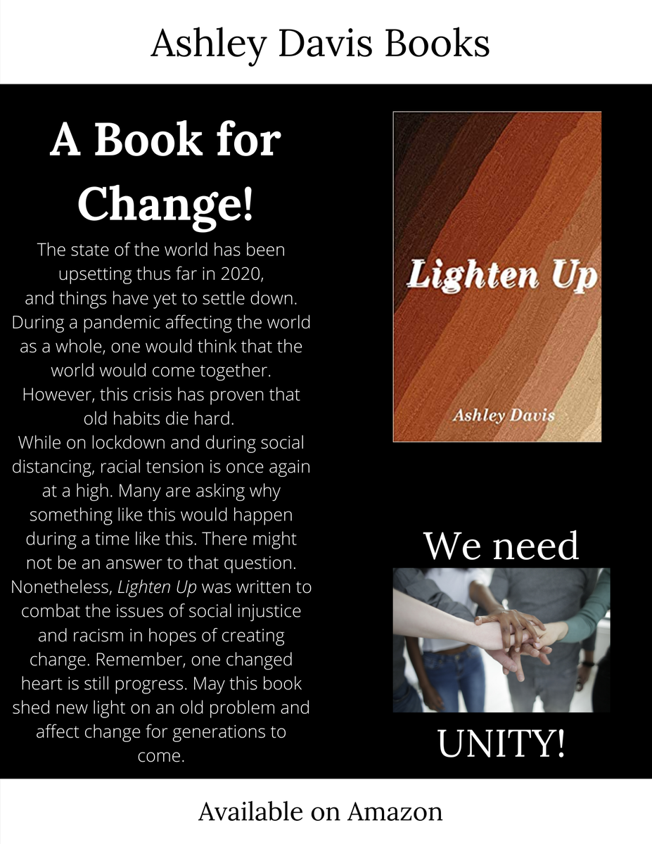 AshleyDBooks's tweet photo. Lighten Up

A book for change

#BookBoost #booklovers #BookTwitter #books #book #ChangetheGame #readingcommunity #readers #ReadWithUs #ReadingMatters #readingtime  @MochaGirlsRead @BlackGirlsRead https://t.co/vZOIt49GHm