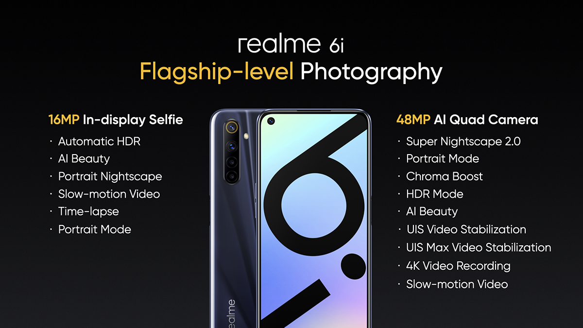 MadhavSheth1's tweet image. The camera setup of #realme6i offers a Flagship-level photography experience to all camera enthusiasts with many photography &amp;amp; video options.
#PowerfulPerformanceProDisplay

Watch the launch livestream here: bit.ly/2WBCYne