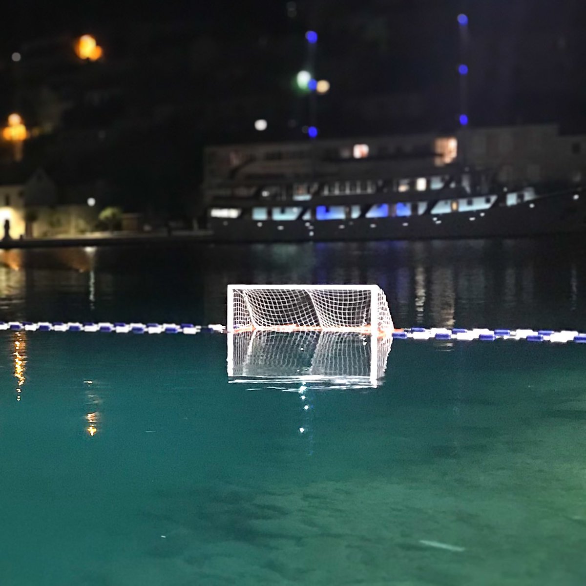 waterpolocruise's tweet image. Playing at night in the middle of summer is the best water polo experience #pucisca #waterpolo #waterpolocruise #morethanwaterpolo #waterpolotrip #makewaterpologreatagain