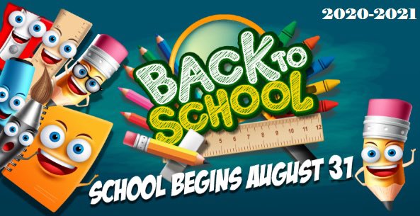 School resumes online on August 31st for next school year 2020-2021!
-Until further notice...