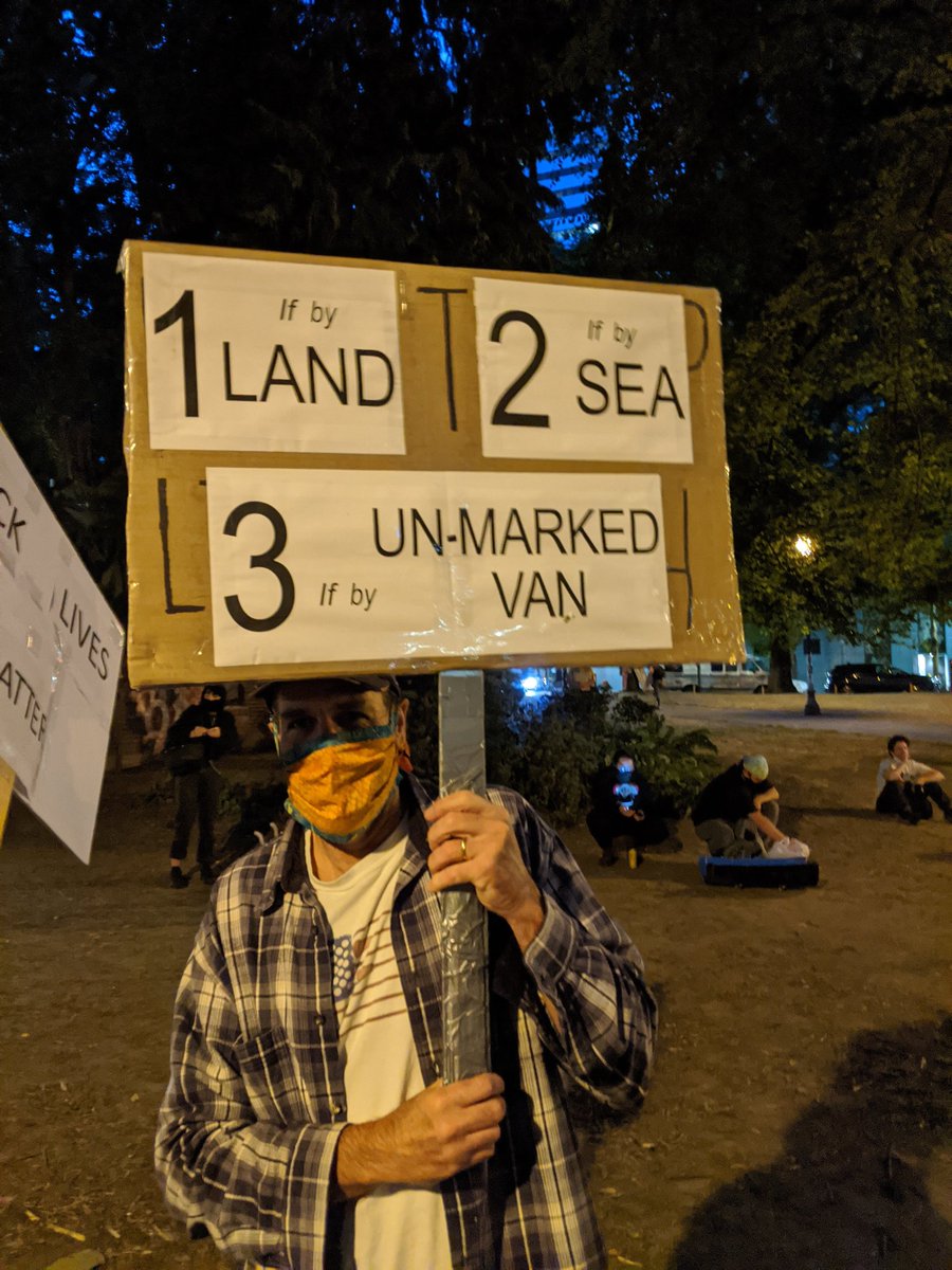 There's another huge crowd out in Portland tonight. I'd estimate 2,000 right now.To get things started, here's a sampling of some of the signs in the crowd.