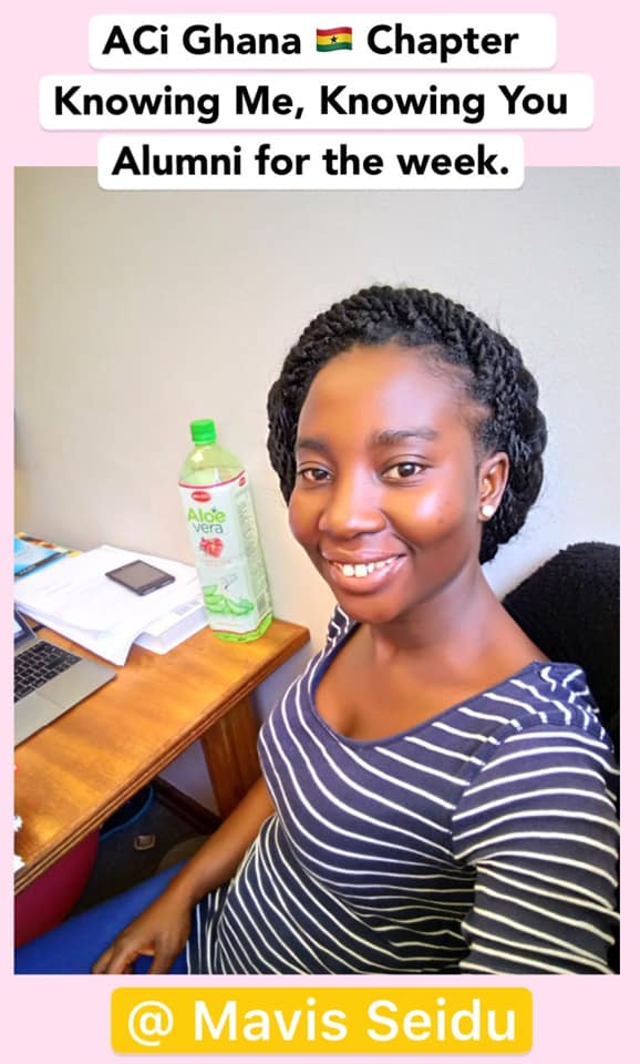 ChangemakerLead's tweet photo. ACI Ghana 🇬🇭 Chapter-Knowing Me, Knowing You Alumni for the week- African ChangeMakers Fellow- Mavis Seidu is an entrepreneur who is at the stage of developing a brand for my skincare product. #AfricanChangeMakers #ACiGhanaChapter #ACiAlumni #ACiFellow #ACiChapters
#Changemakers https://t.co/DSGvcUULyP