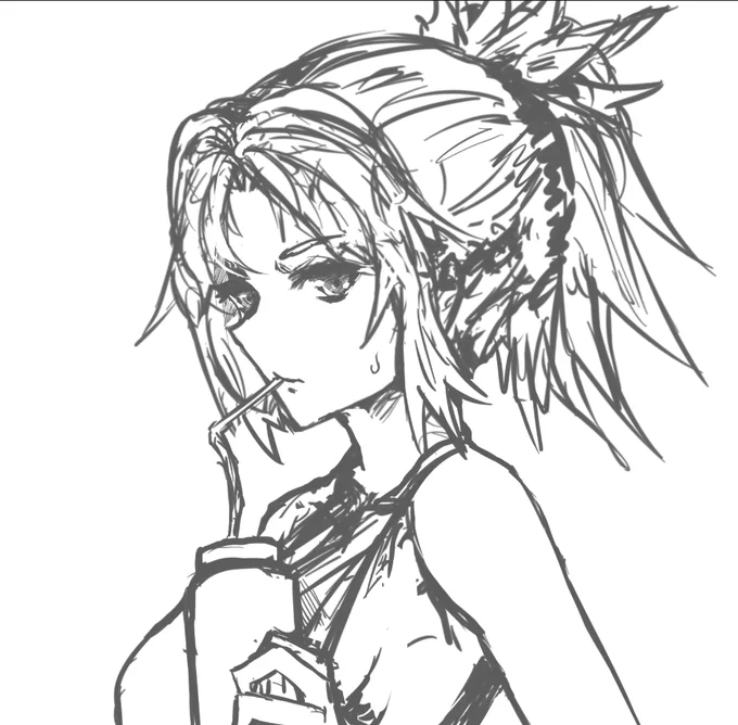 time to finally draw my FGO waifu 