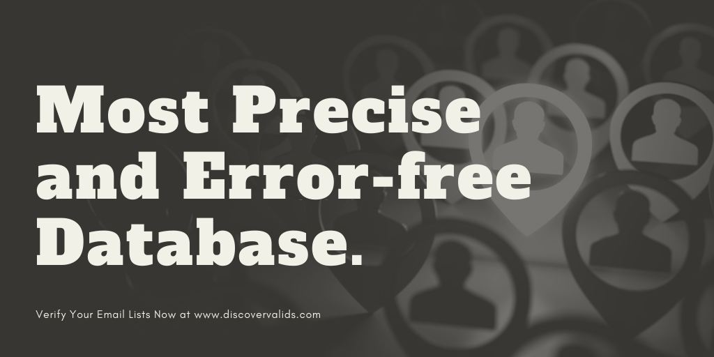 DValids's tweet photo. Most Precise and Error-free Database.

With Discover Valids advanced and robust Email Verifier, you can make your existing database precise, deliverable &amp; spam-free data.

Verify Your Email Lists Now at https://t.co/pTXtZ6coly 

#emailmarketing #EMailVerifier #emails #USA #Data https://t.co/WtMWSgYOki