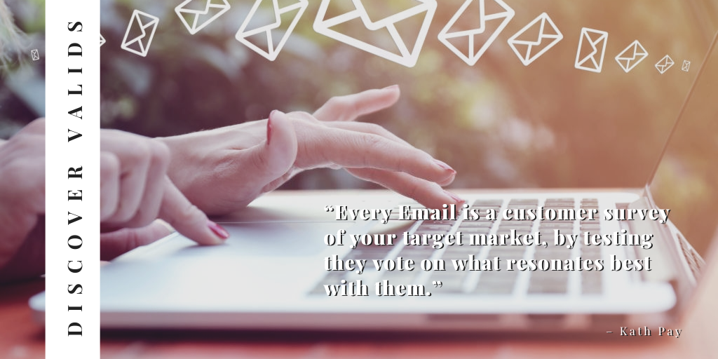 DValids's tweet photo. “Every Email is a customer survey of your target market, by testing 
they vote on what resonates best with them.” – Kath Pay

Check your Email Deliverability for Free now at https://t.co/pTXtZ6tZd6 

#marketingtips #EmailVerifier #quotesoftheday #MarketingTools #emailmarketing https://t.co/JsOwPRKuWR