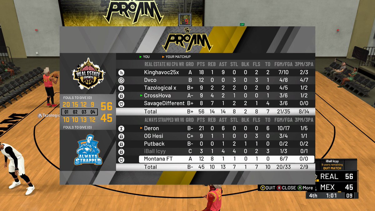 RealEstate2k's tweet photo. Real Estate Advances to Semi-Finals of @WRproamleague Playoffs

GGs to @AlwaysStrappedx

@2kCompGames @Big_Brudda_PURP @RankEm_ @Champ2k_ @BlkFrankWhite1 https://t.co/lVoxRtVpOm