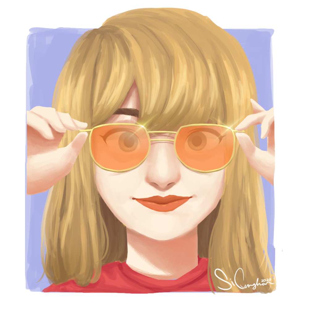 DCenghar's tweet photo. Eyeglasses 😎
.
.
#artdaily #dailyart #digitalpainting #illustrationgirl #cute #glasses #photoshoppainting #digitalart https://t.co/7ahl1owU46