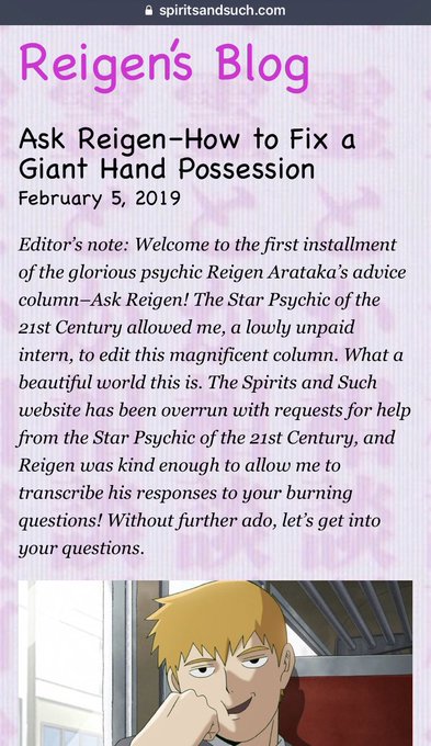 モブサイコ情報を発信する霊幻新隆 Iika Mob Page 2 Twilog