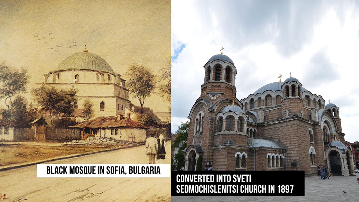 ShahzadYunas786's tweet photo. Over the centuries, hundreds of mosques across Europe have been turned into churches.

329 Turkish architectural works such as mosques, lodges and tombs were converted into churches across 18 countries. Here are some @AliSahin501  @RTErdogan https://t.co/bVKWKgjXJH