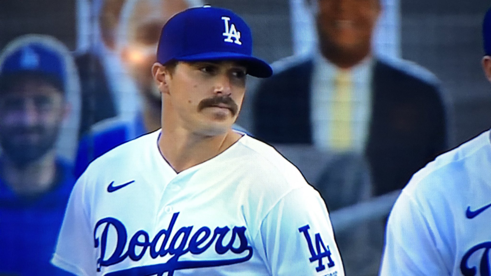 Greg Zakwin on X: Kike Hernandez: The hero we all need. The mustache we  all desire. #Dodgers  / X